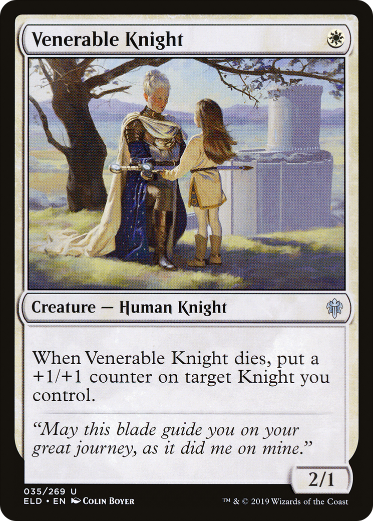 Venerable Knight [Throne of Eldraine] Foil