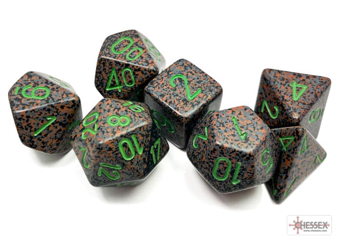 Chessex | Polyhedral Dice Set | Speckled | Earth (CHX25310)
