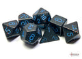 Chessex | Polyhedral Dice Set | Acrylic | Speckled Blue Stars (CHX 25338)