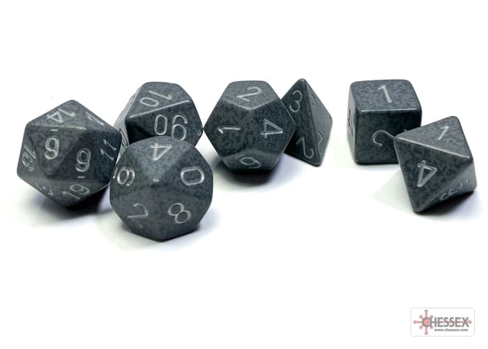 Chessex | Polyhedral Dice Set | Speckled | Hi-Tech (CHX25340)