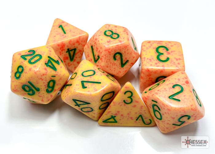 Chessex | Polyhedral Dice Set | Acrylic | Speckled Lotus (CHX 25312)