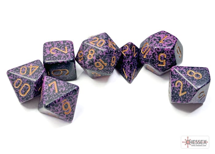 Chessex | Polyhedral Dice Set | Speckled | Hurricane (CHX25317)