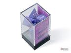 Chessex | Polyhedral Dice Set | Acrylic | Speckled Silver Tetra (CHX 25347)