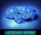 Chessex | Polyhedral Dice Set | Acrylic | Luminary Sky/silver (CHX 27566)