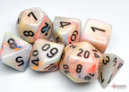 Chessex | Polyhedral Dice Set | Acrylic | Festive Circus/black (CHX 27442)