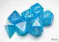 Chessex | Polyhedral Dice Set | Acrylic | Luminary Sky/silver (CHX 27566)