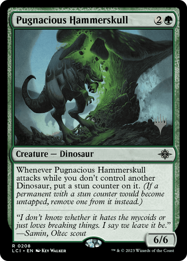 Pugnacious Hammerskull (Promo Pack) [The Lost Caverns of Ixalan Promos] Foil