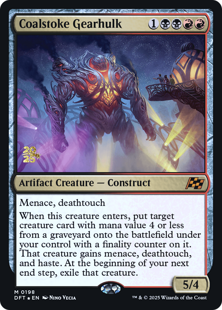 Coalstoke Gearhulk (-198) [Prerelease Cards]  Foil