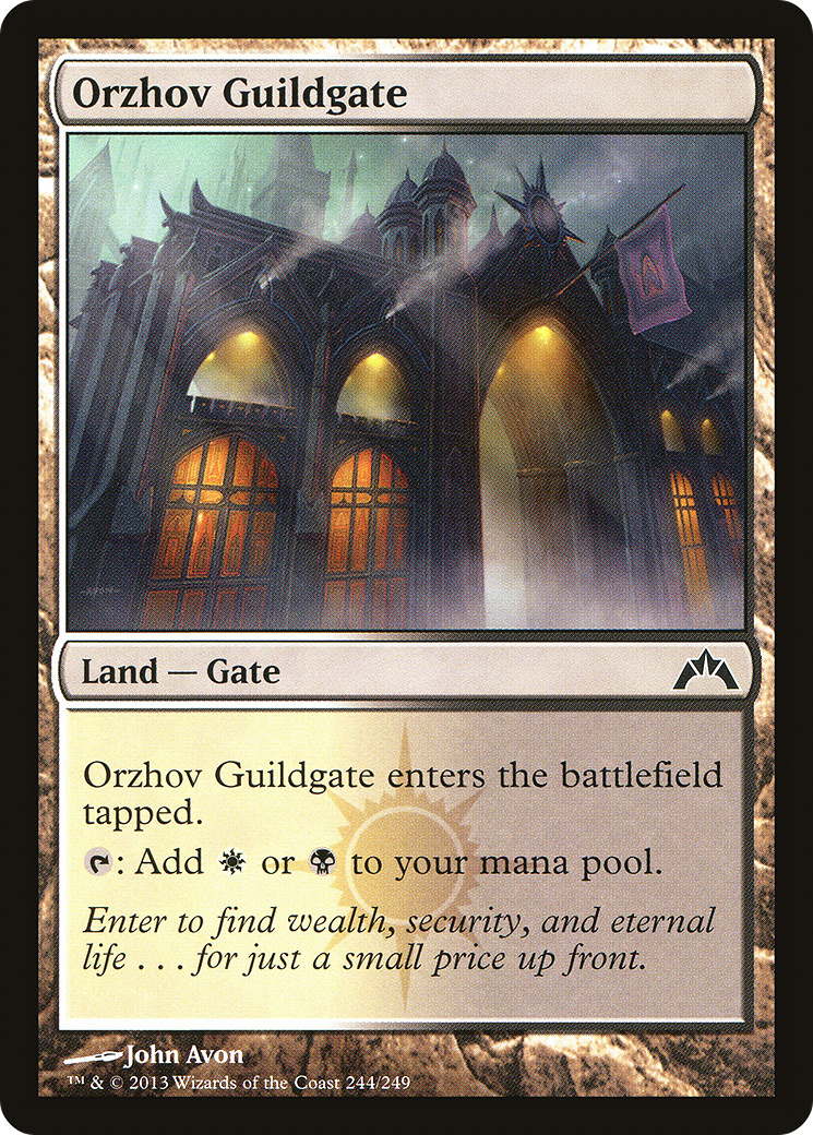Orzhov Guildgate [Gatecrash] Foil