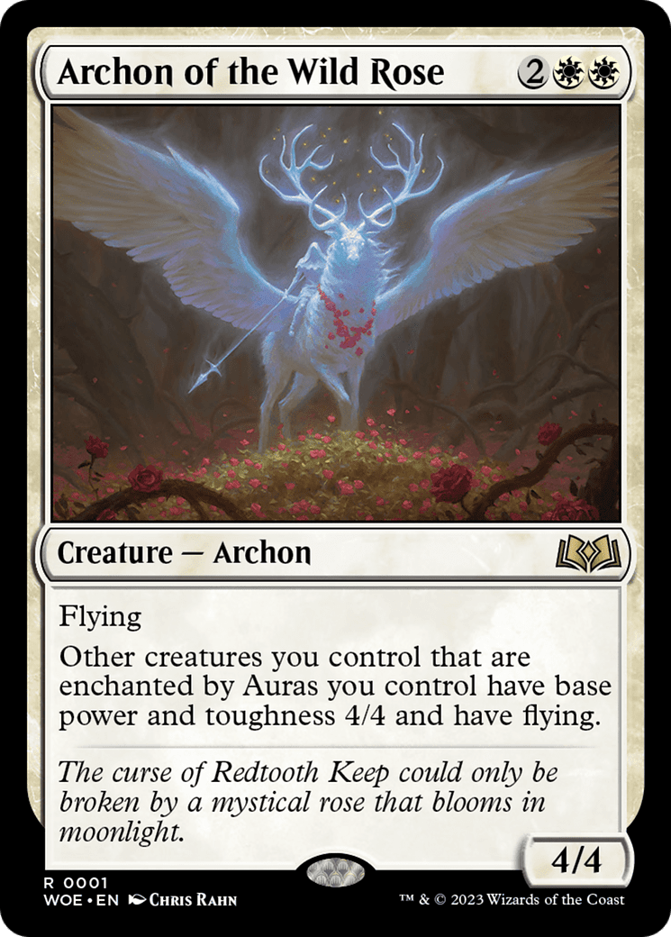 Archon of the Wild Rose [Wilds of Eldraine] Foil