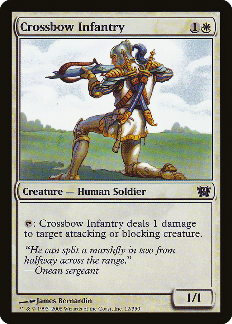 Crossbow Infantry [Ninth Edition] Foil