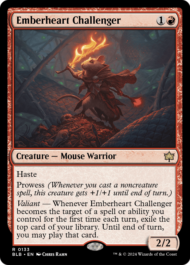 Emberheart Challenger [Bloomburrow] Foil