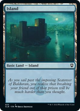 Island 455 455 (Commander Legends: Battle for Baldur's Gate)  - Foil