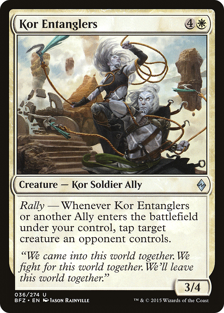 Kor Entanglers [Battle for Zendikar] Foil