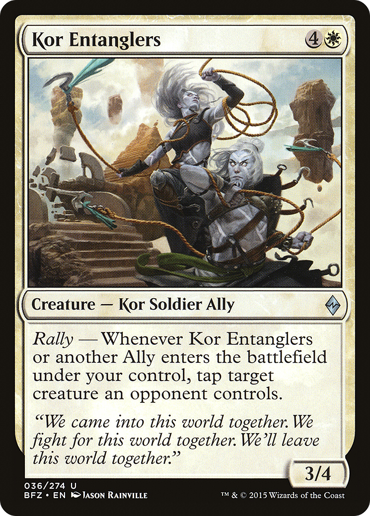 Kor Entanglers [Battle for Zendikar] Foil