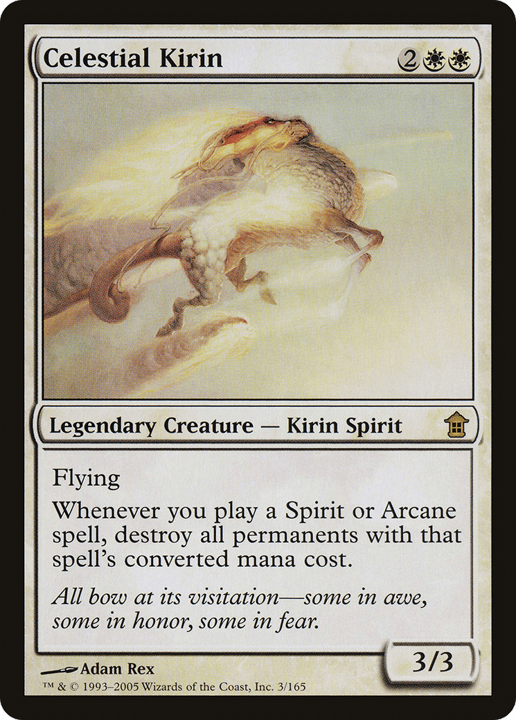 Celestial Kirin [Saviors of Kamigawa] Foil