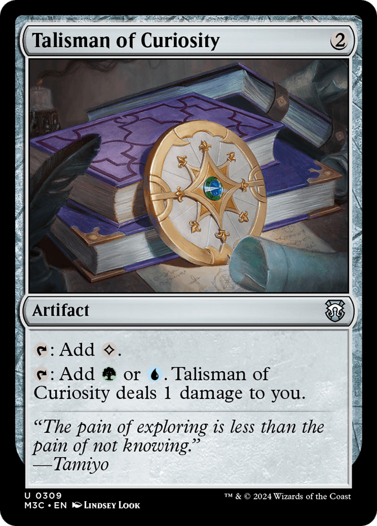 Talisman of Curiosity (M3C-309) - Modern Horizons 3 Commander Foil