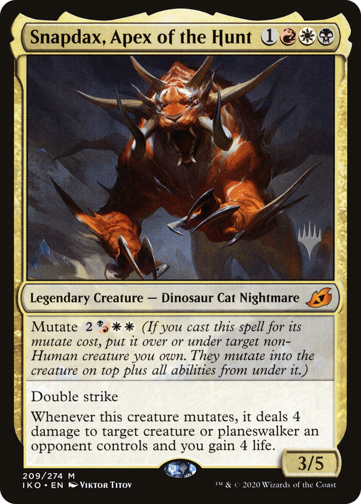 Snapdax, Apex of the Hunt (Promo Pack) [Ikoria: Lair of Behemoths Promos] Foil
