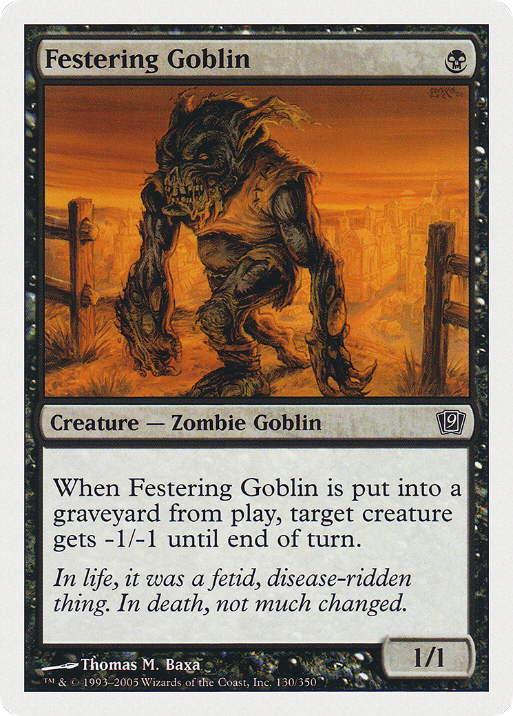 Festering Goblin [Ninth Edition] Foil