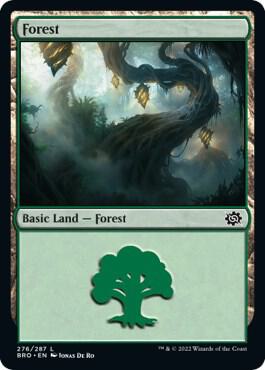 Forest 276 276/287 (The Brothers' War)  - Foil