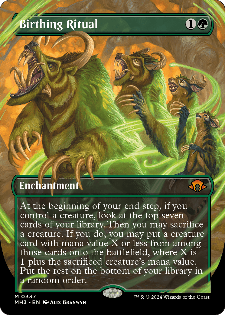 Birthing Ritual (Borderless) [Modern Horizons 3] Foil