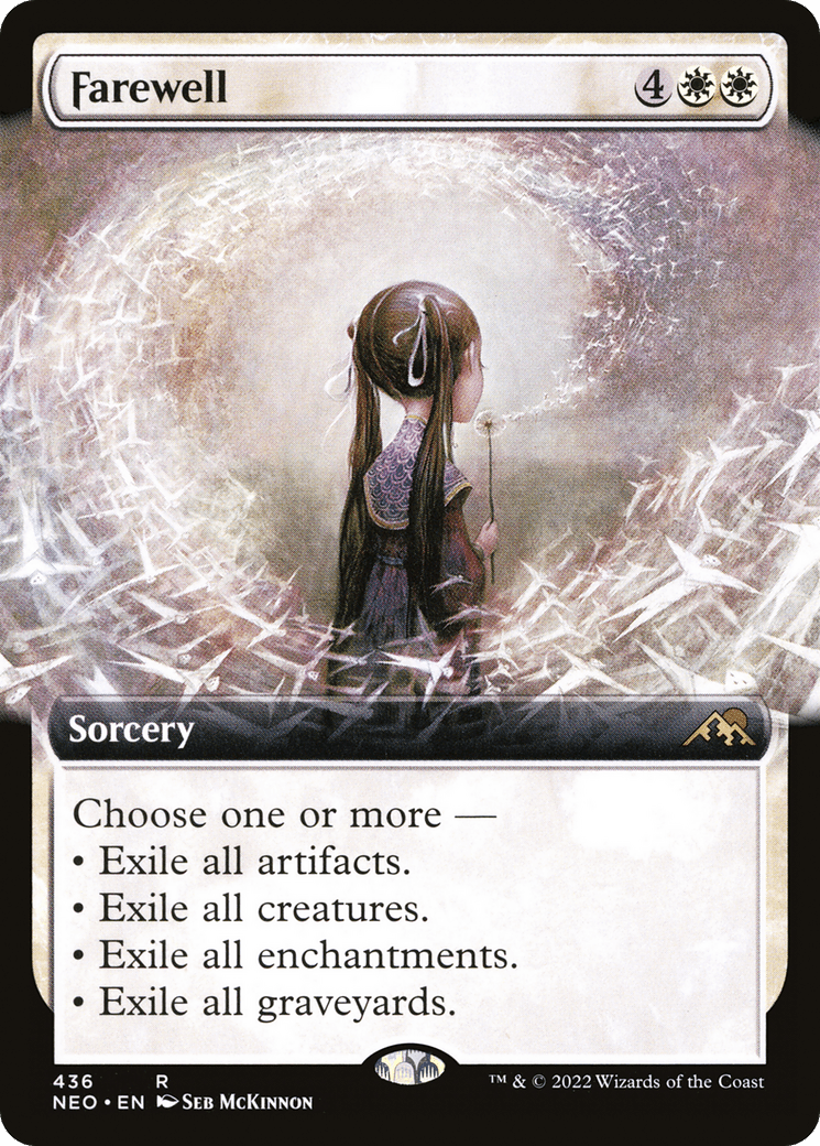 Farewell (Extended Art) [Kamigawa: Neon Dynasty] Foil
