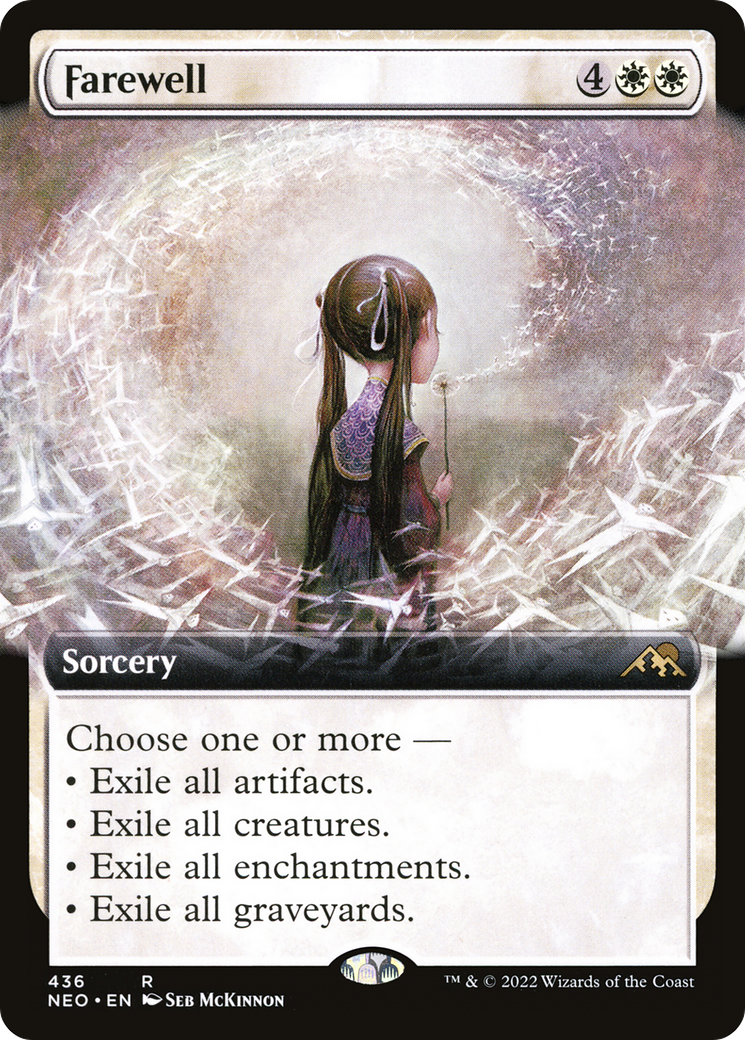 Farewell (Extended Art) [Kamigawa: Neon Dynasty] Foil