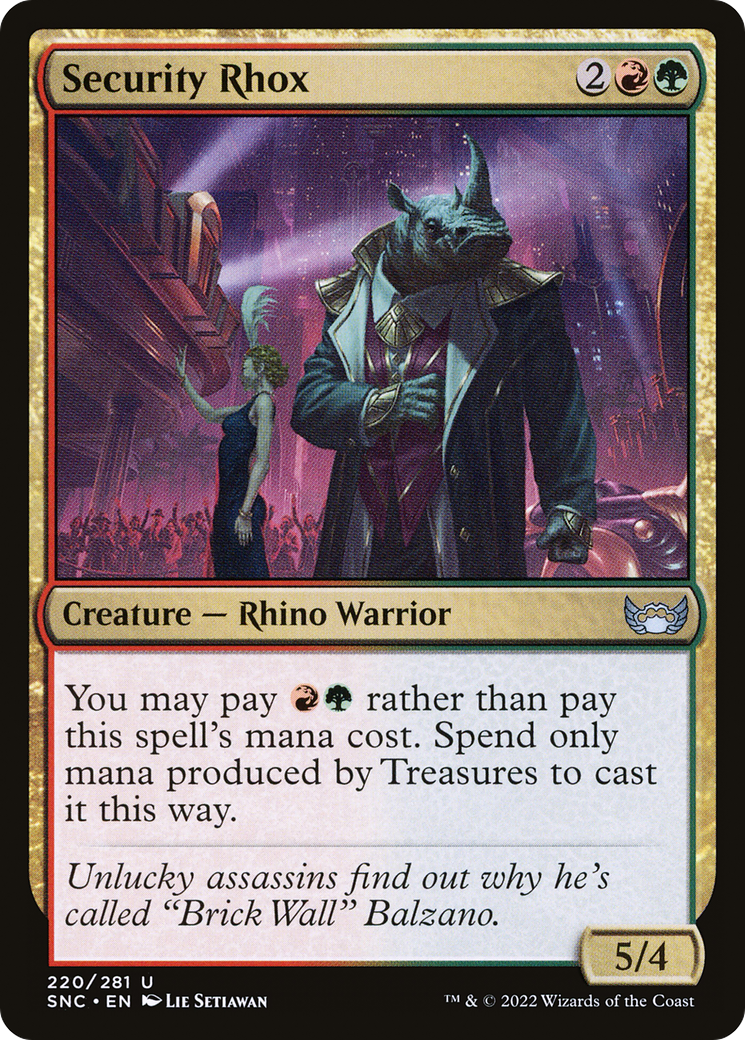 Security Rhox [Streets of New Capenna] Foil