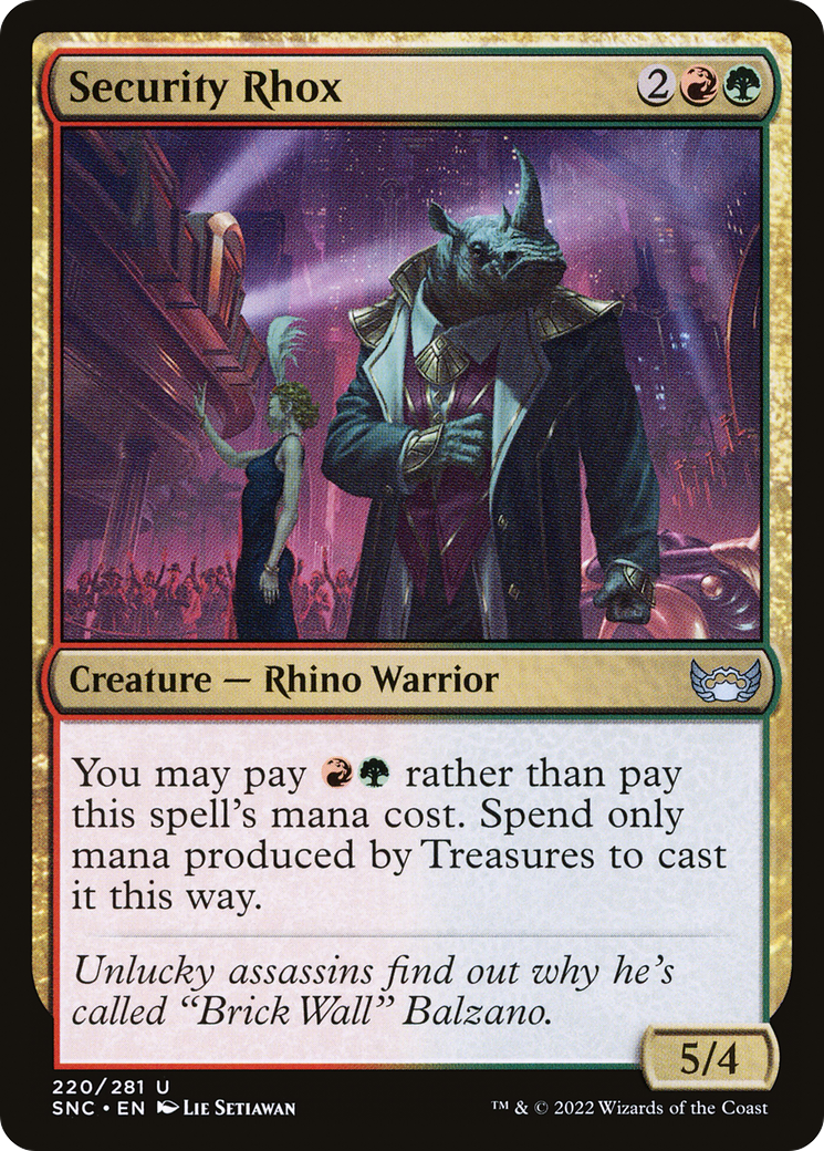 Security Rhox [Streets of New Capenna] Foil