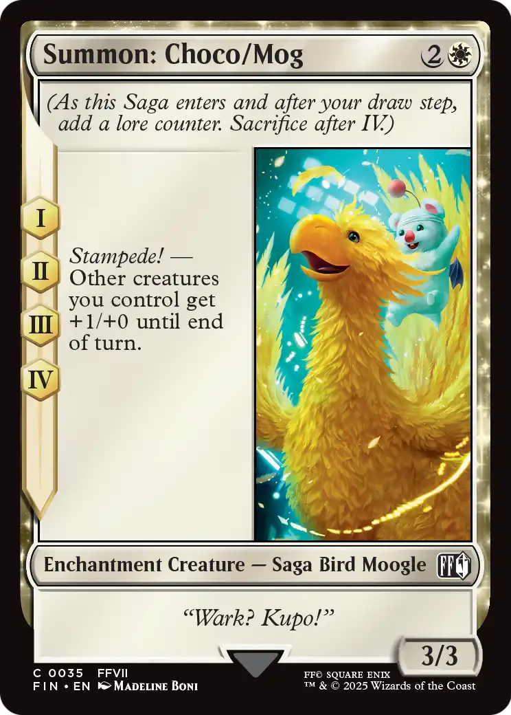 Summon: Choco/Mog (035) [FINAL FANTASY]  Foil
