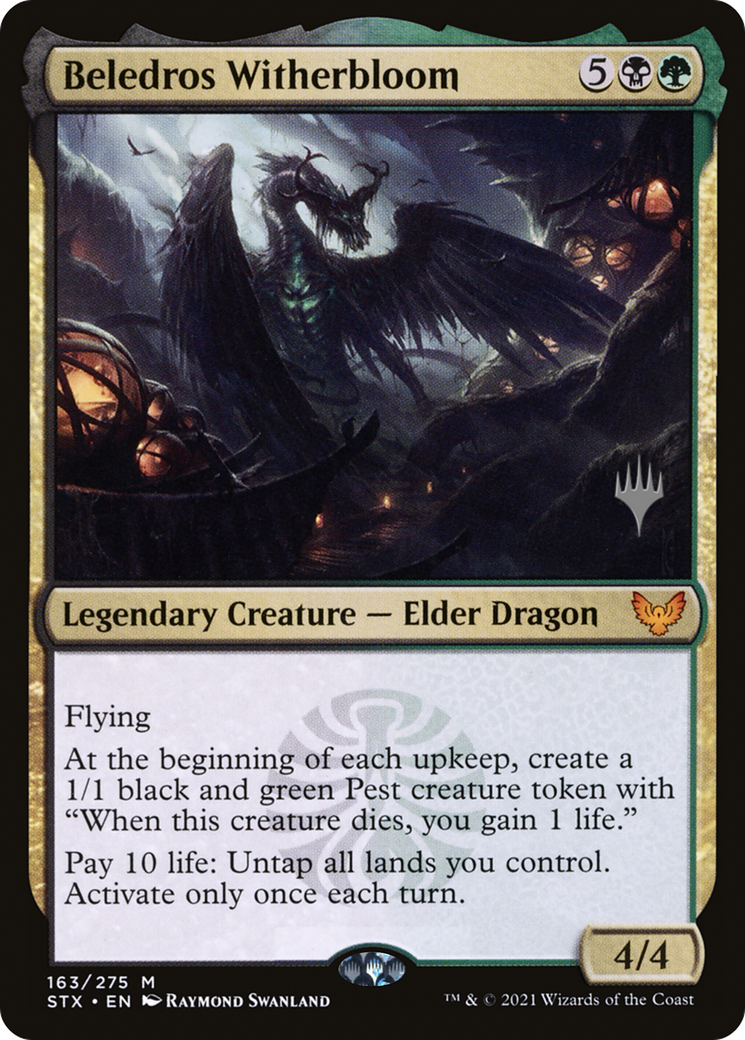 Beledros Witherbloom (Promo Pack) [Strixhaven: School of Mages Promos] Foil