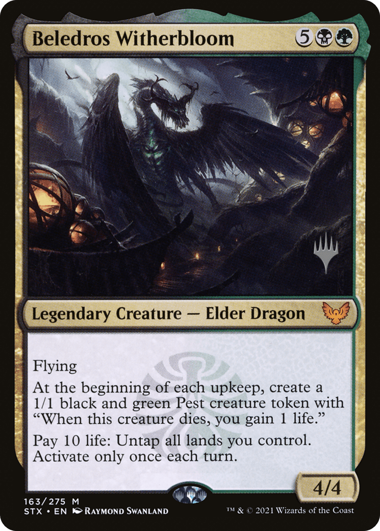 Beledros Witherbloom (Promo Pack) [Strixhaven: School of Mages Promos]