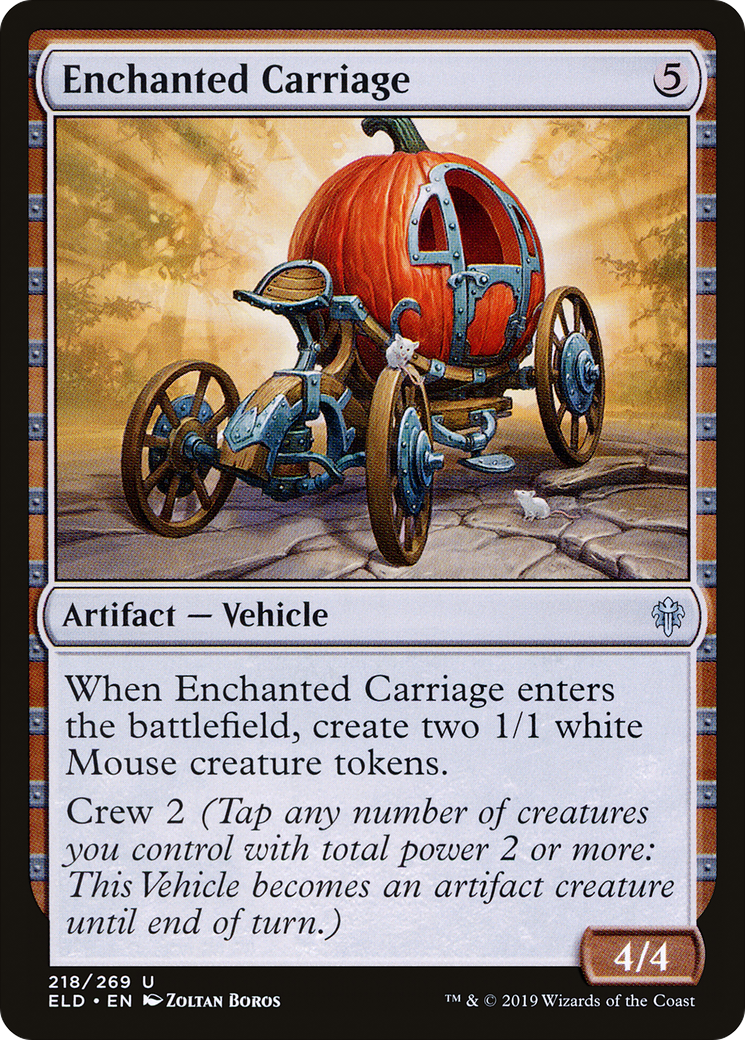 Enchanted Carriage [Throne of Eldraine] Foil