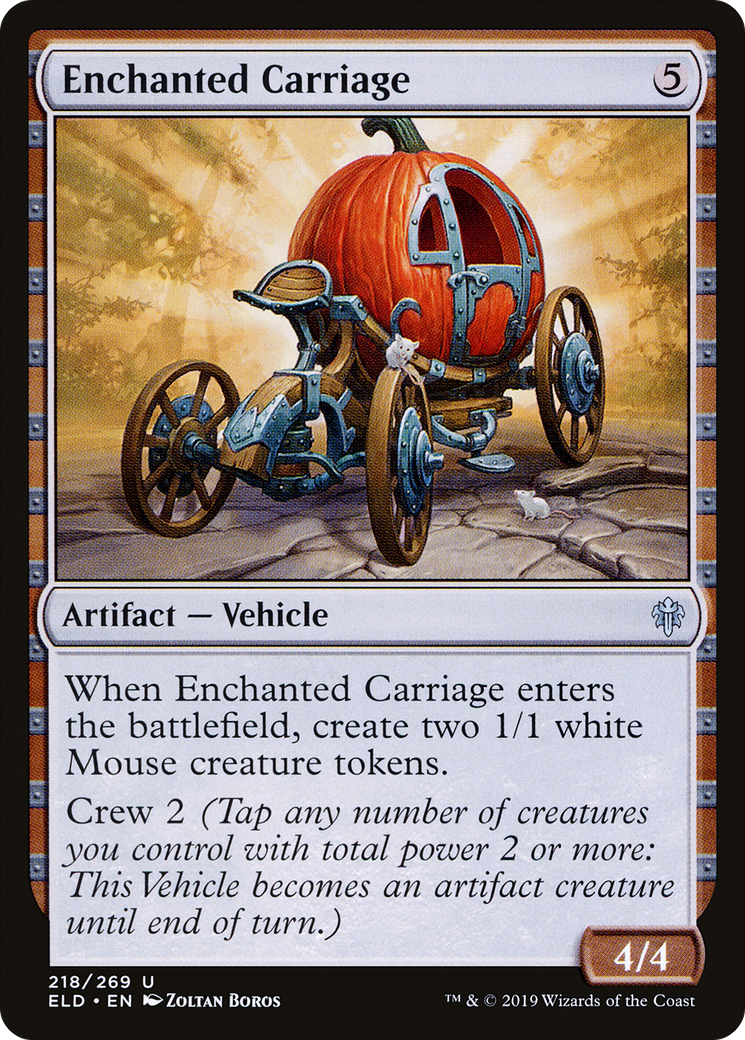 Enchanted Carriage [Throne of Eldraine] Foil