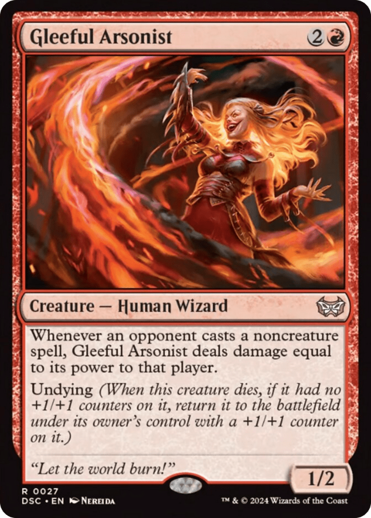 Gleeful Arsonist [Duskmourn: House of Horror Commander]