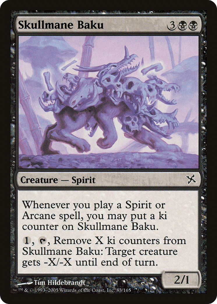 Skullmane Baku [Betrayers of Kamigawa] Foil
