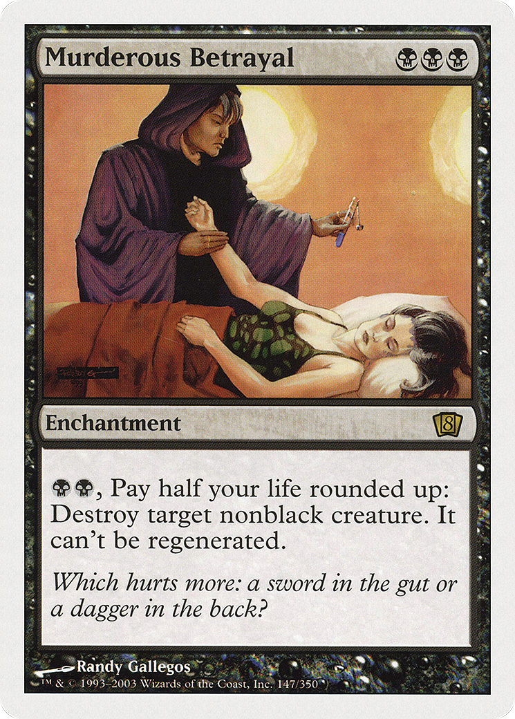 Murderous Betrayal [Eighth Edition] Foil