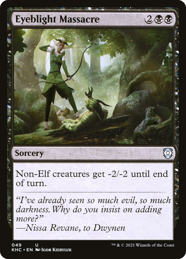 Eyeblight Massacre [Kaldheim Commander]