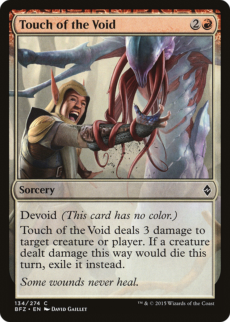 Touch of the Void [Battle for Zendikar] Foil