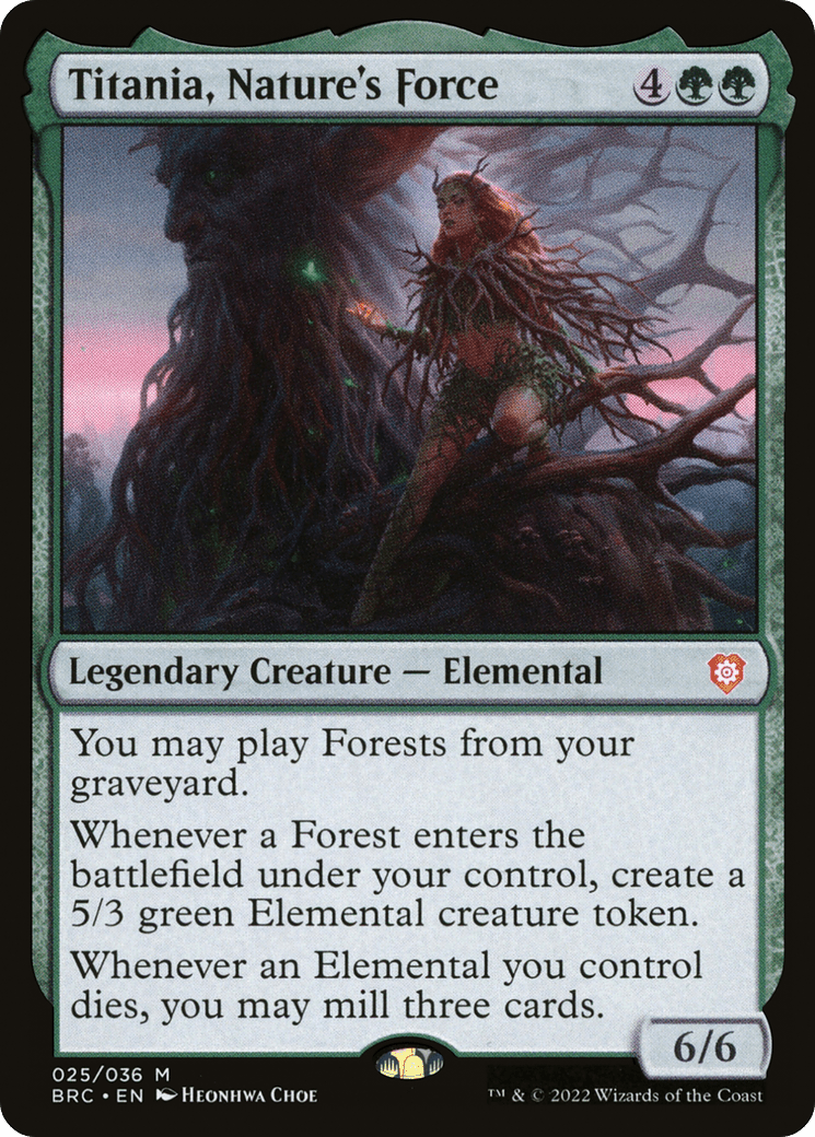 Titania, Nature's Force [The Brothers' War Commander] Foil