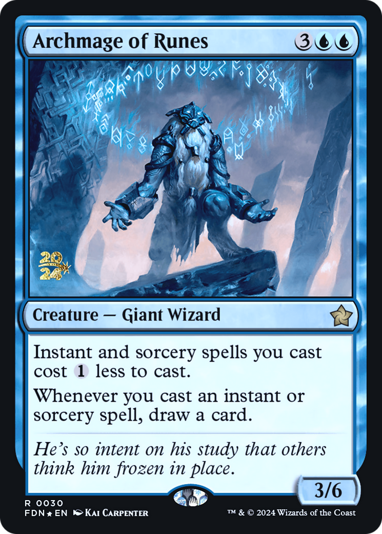 Archmage of Runes (-030) - Prerelease Cards Foil