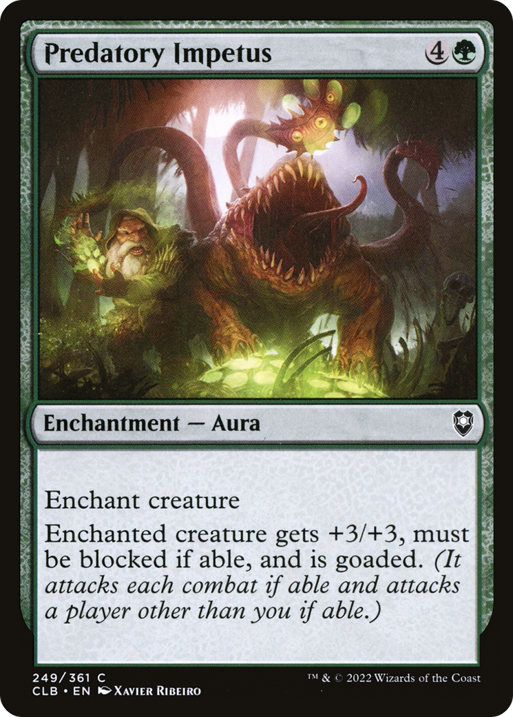 Predatory Impetus [Commander Legends: Battle for Baldur's Gate] Foil