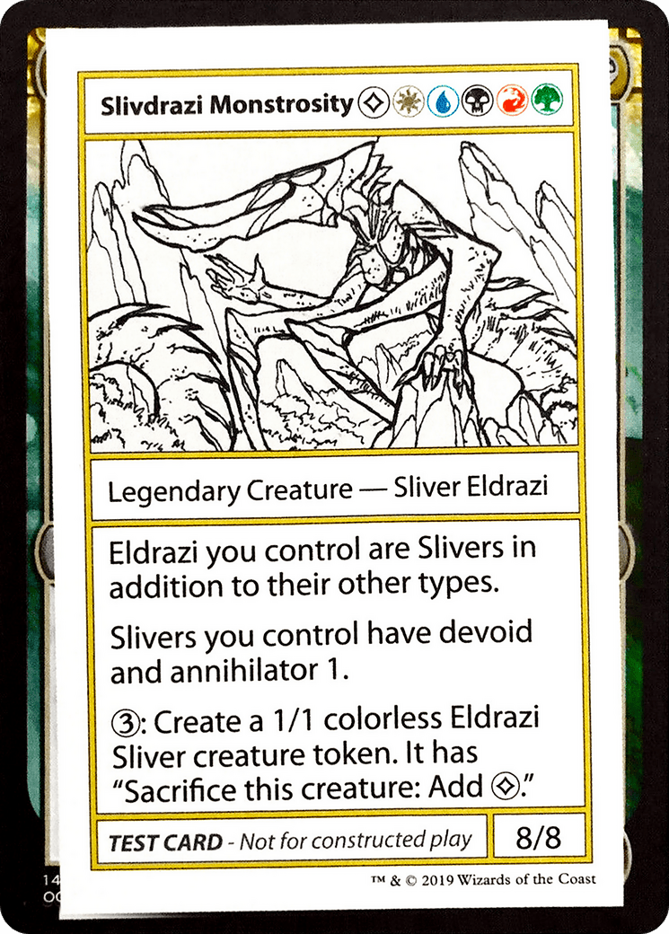 Slivdrazi Monstrosity (2021 Edition) [Mystery Booster Playtest Cards]