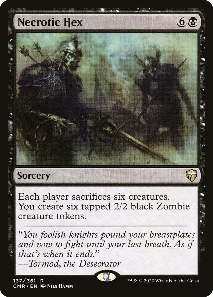 Necrotic Hex [Commander Legends] Foil