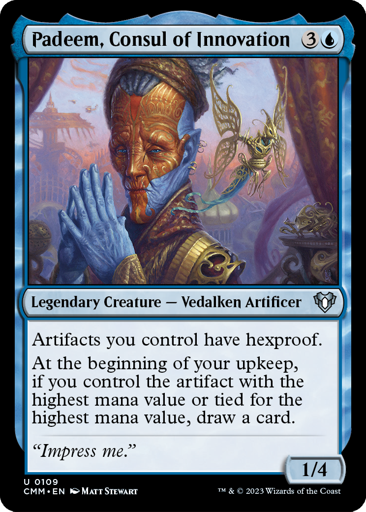 Padeem, Consul of Innovation [Commander Masters] Foil