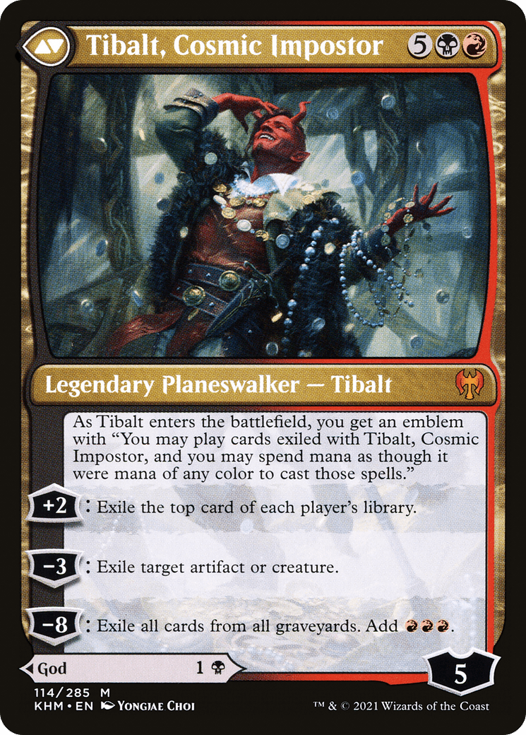 Valki, God of Lies // Tibalt, Cosmic Impostor |  (KHM-114) [The List]
