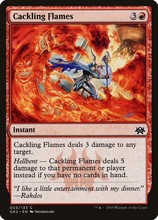 Cackling Flames 55/133 (Ravnica Allegiance: Guild Kits) 