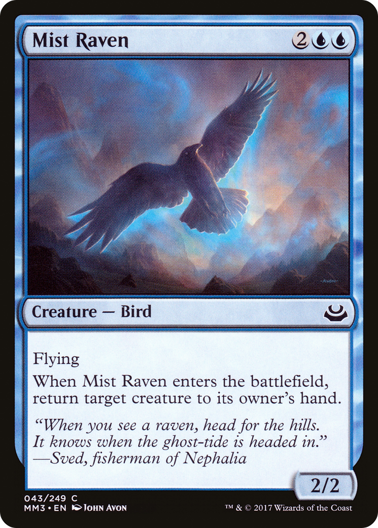 Mist Raven [Modern Masters 2017] Foil