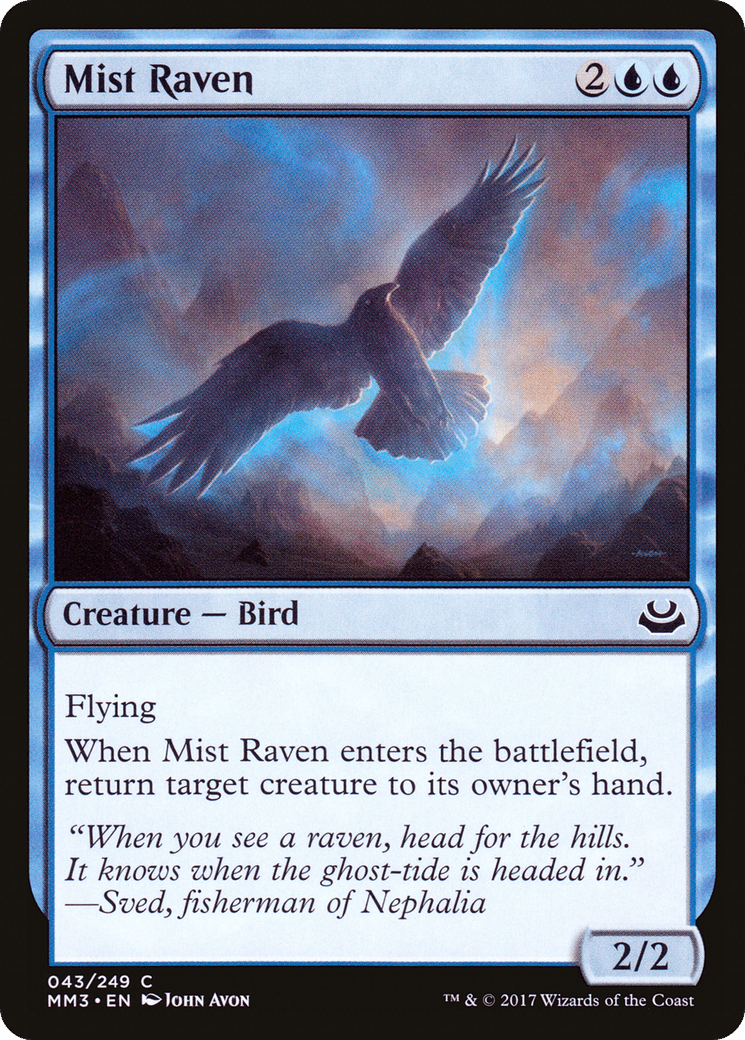 Mist Raven [Modern Masters 2017] Foil