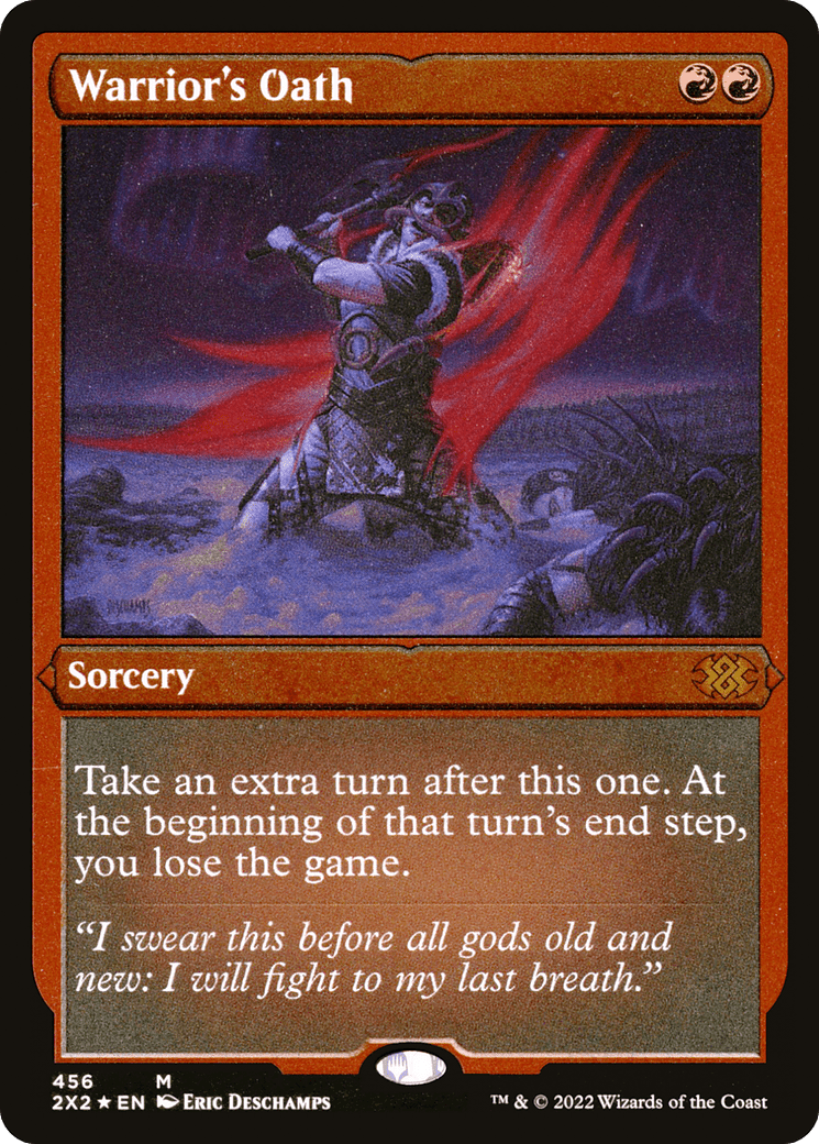 Warrior's Oath (Foil Etched) |  Foil (456) [Double Masters 2022]